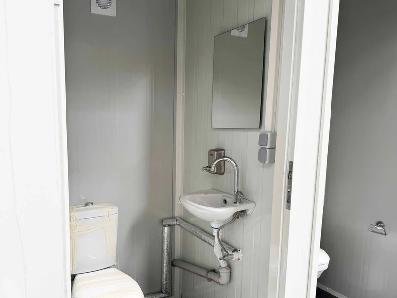 Contenedor sanitario doble con wc (240x120m)nuevo - Imagen 9