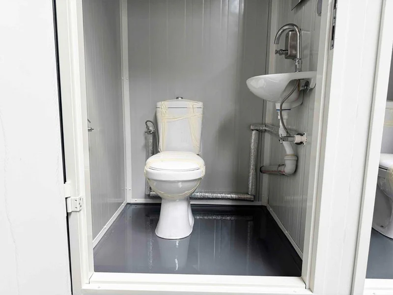 Contenedor sanitario doble con wc (240x120m)nuevo - Imagen 11