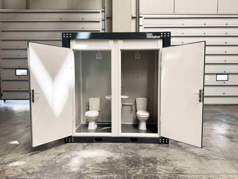 Contenedor sanitario doble con wc (240x120m)nuevo - Imagen 8