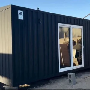 Casa prefabricada estilo retro de 18 m² con dormitorio y baño, Lista para usar
