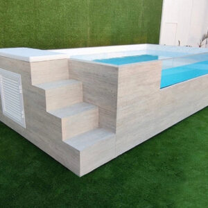 Alternative view of Piscina elevada acero rígido ilu pro 235