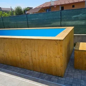 Piscina de madera 6,8 m x 2,4 m