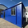 Cabina personalizada de 32x10 pies | Oficina + Comedor + 1 baño/aseo | Antivandálica