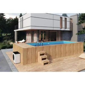 Piscina elevada a contracorriente de 485×235