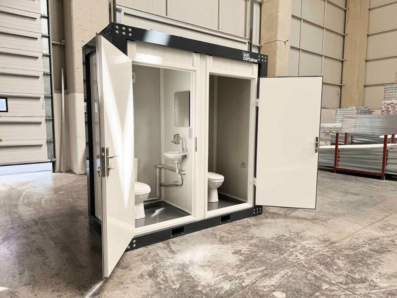 Contenedor sanitario doble con wc (240x120m)nuevo - Imagen 5
