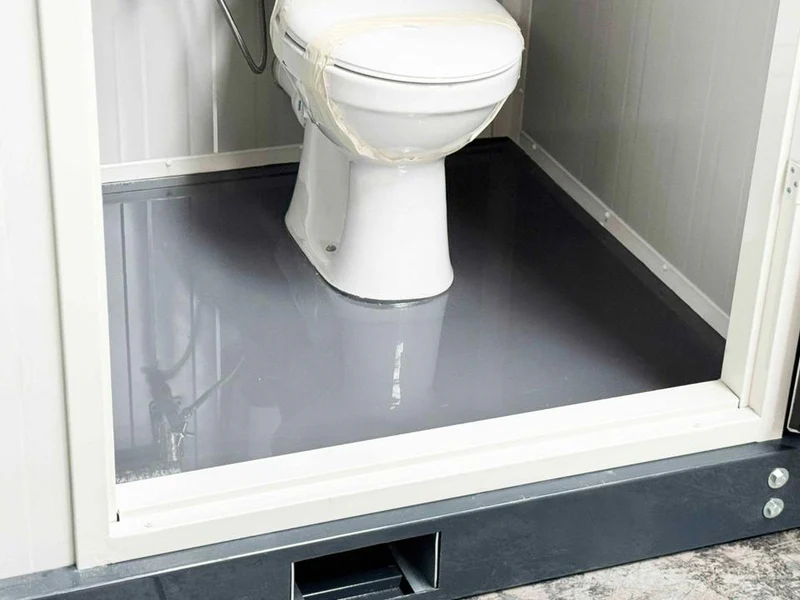 Contenedor sanitario doble con wc (240x120m)nuevo - Imagen 13